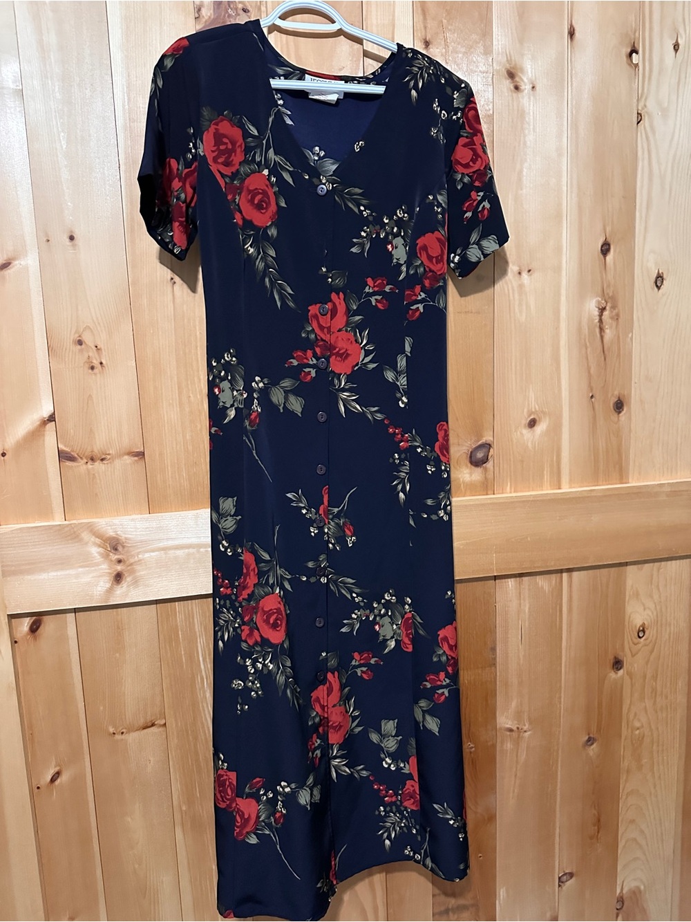 VTG Jessica petites 90s floral maxi dress size 16